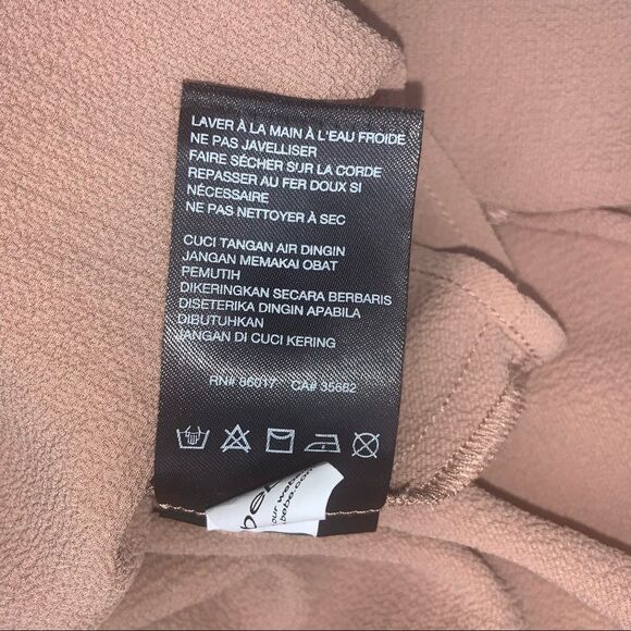 Sz Small Pink Nude Halter Top with Sequins/Stripes - Picture 3 of 15